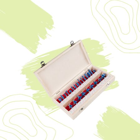 Stalwart ¼” Shank Router Bit Set