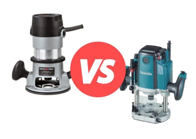 Difference Between a Plunge Router and a Regular Router
