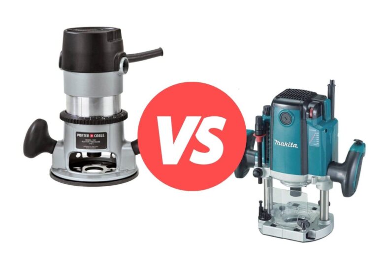 Difference Between a Plunge Router and a Regular Router