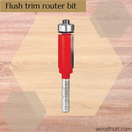 Flush trim router bit