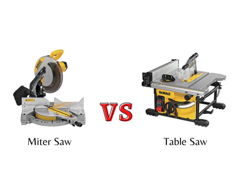 Miter Saw Vs. Table Saw