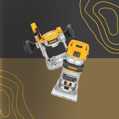 DEWALT DW618PK 2.25 HP Wood Router Kit