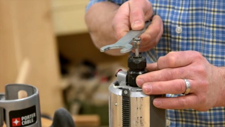 Stuck Router Bit step 1