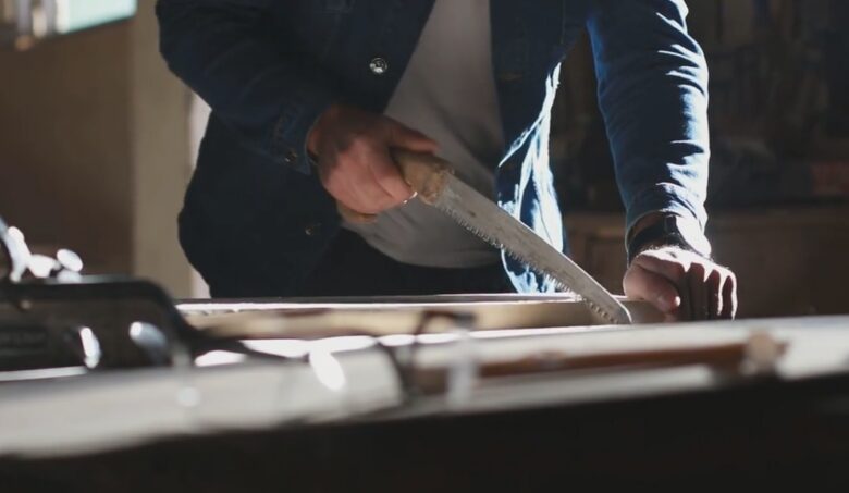 Using a Hand Saw