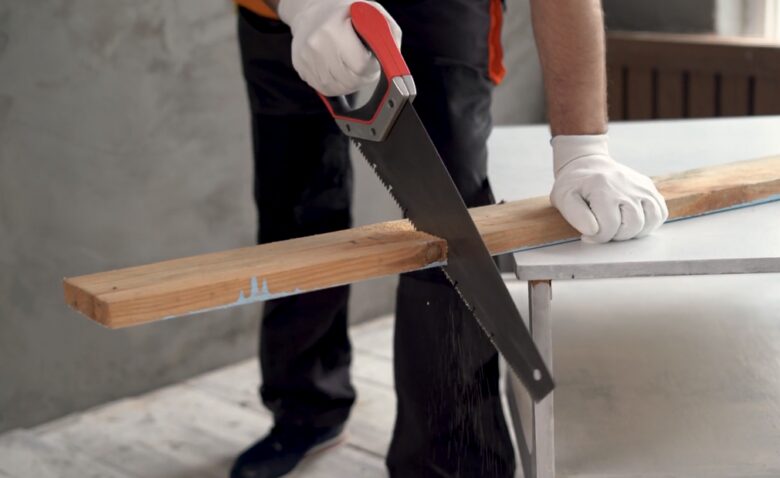 Using a Hand Saw